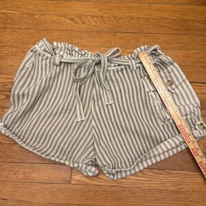 Free people striped shorts